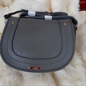 New Nine West Gray Crossbody